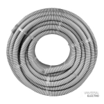 Труба гофр, ПВХ с протяжкой d32 мм (50 м) серая EKF-Plast