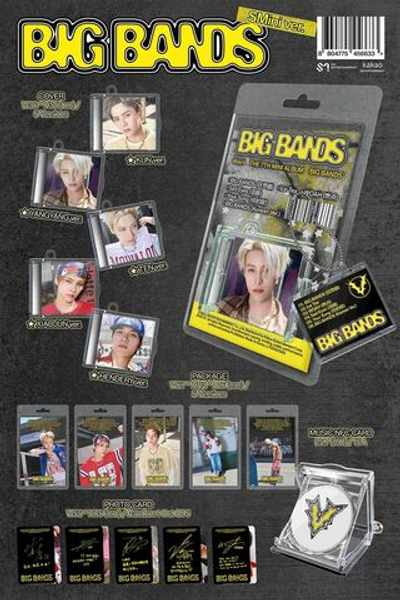 Альбом WayV - BIG BANDS 7th Mini Album SMini RANDOM Version