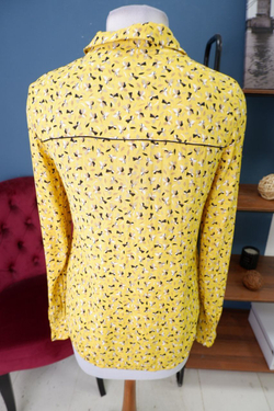 Блузка Caroll с принтом 44 размер