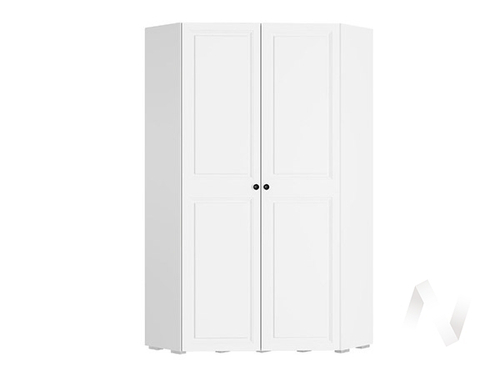 Шкаф угловой ШКУ-01 МС Софт (белый/эмаль белая F26)