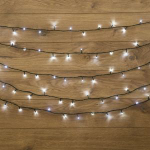 Гирлянда "Твинкл Лайт" 10 м, темно-зеленый ПВХ, 80 LED, цвет белый