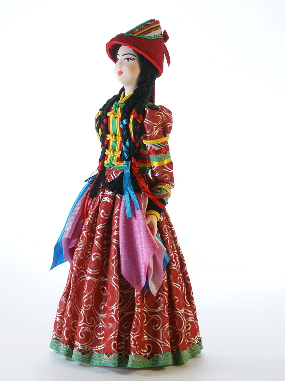 Кукла коллекционная в Бурятском женском костюме