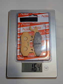 Колодки тормозные для эндуро мотоцикла с крючком