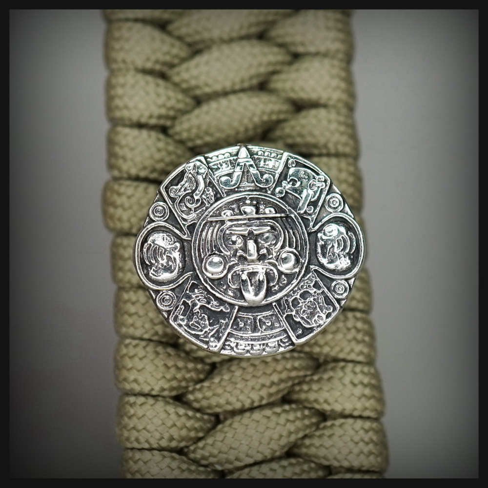 Бусина - вставка для браслета "Майя" , мельхиор