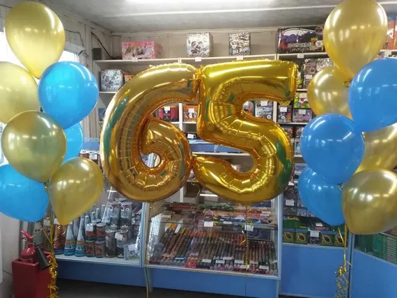 Шары на юбилей №9