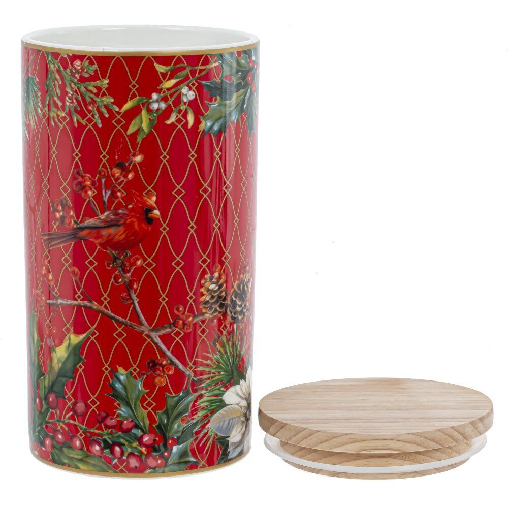 GAEM Емкость для сыпуч прод "Рождественский Вальс", 1000 мл, L10 W10 H18,5 см