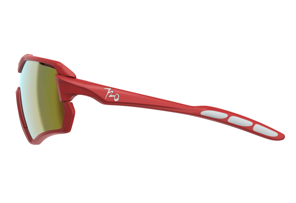 Спортивные очки 720armour V / Matte Ferrari Red / Ferrari Red Temple / Champion Gold Ti Lens