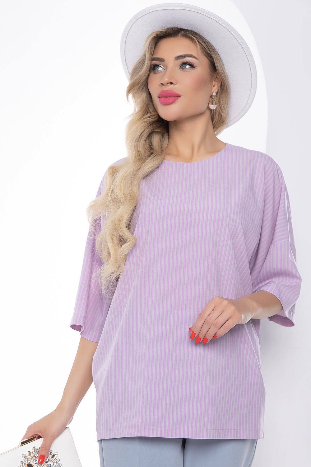 Блуза "Лола" (сирень) Б8858 LT Collection