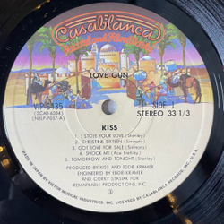 Винтажная виниловая пластинка LP Kiss Love Gun (Japan 1977) (No Obi) Hooligan VIP-6435