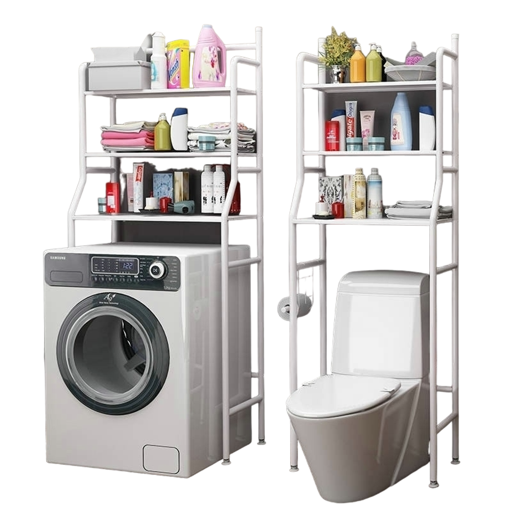 Стеллаж, этажерка, напольная полка над стиральной машиной и унитазом "Washing machine rack / Toilet rack"