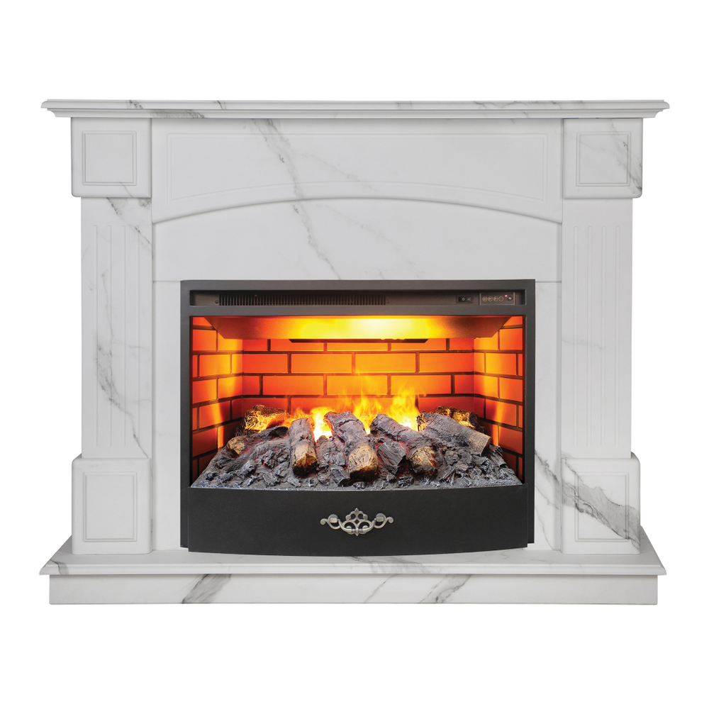 Каминокомплект Real Flame Carolina 24/25,5 WT-F512 с очагом 3D Firestar 25,5