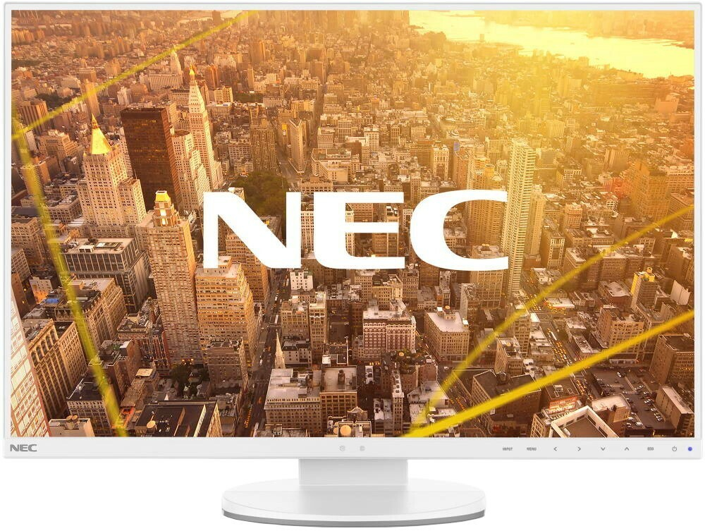 Монитор NEC 24;; MultiSync EA245WMI-2 White 1920x1080 AH-IPS WLED 75Гц 5ms VGA DVI HDMI DisplayPort