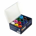 Краски акриловые матовые "Декола", 12 цветов по 20 мл, в банках, 143411021