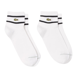 Теннисные носки Lacoste Striped 2P - white