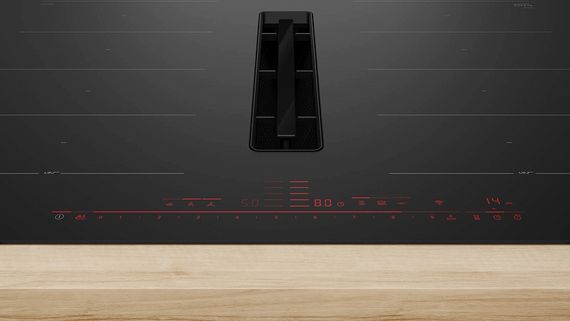Индукционная стеклокерамич. панель с вытяжкой Bosch PXX89BD56E
