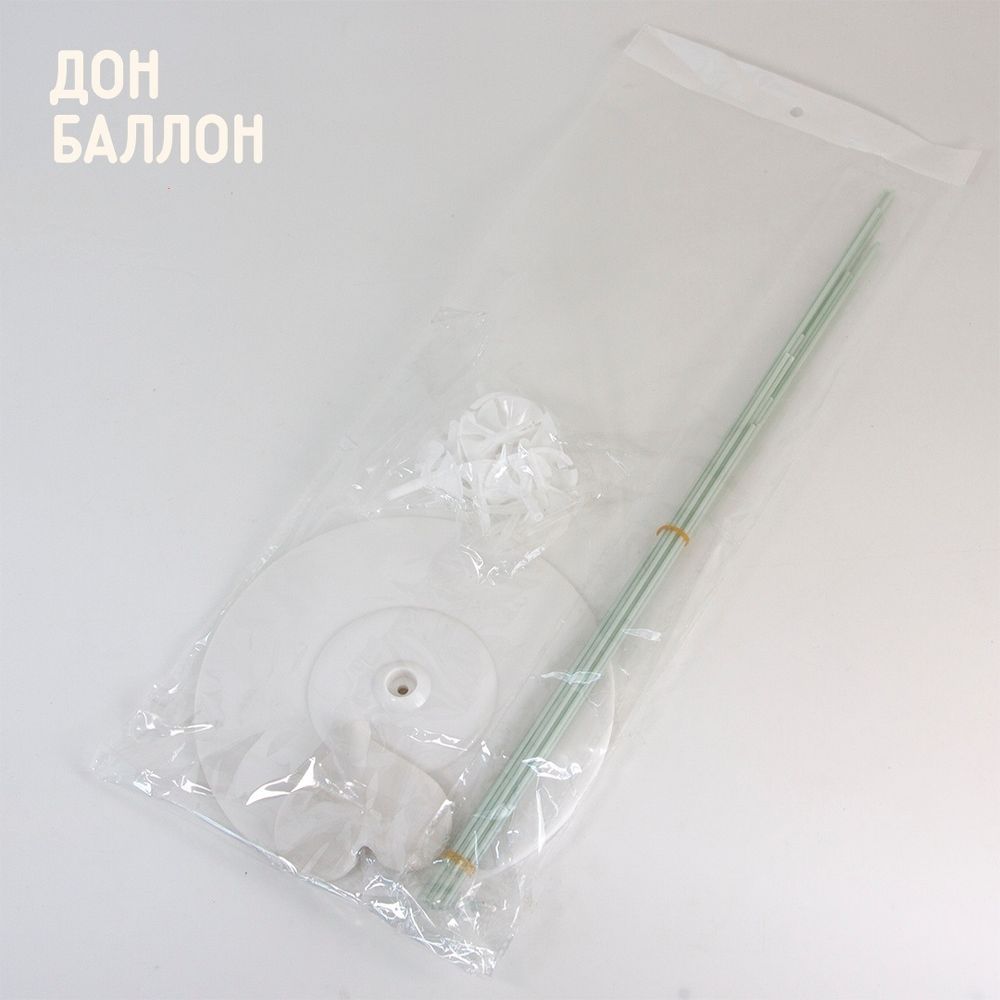 Стойка для шаров, Фонтан, 11 насадок, 1 м, 1 шт.