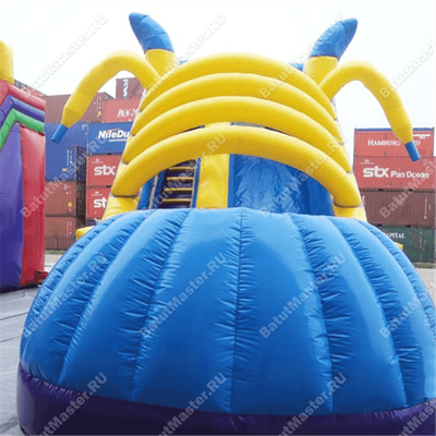 Надувная горка "Ботинок" 9*5*6 м