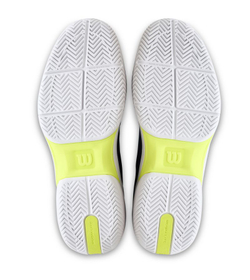 Мужские теннисные кроссовки Wilson Rush Lite 5 - deja vu blue/white/safety yellow
