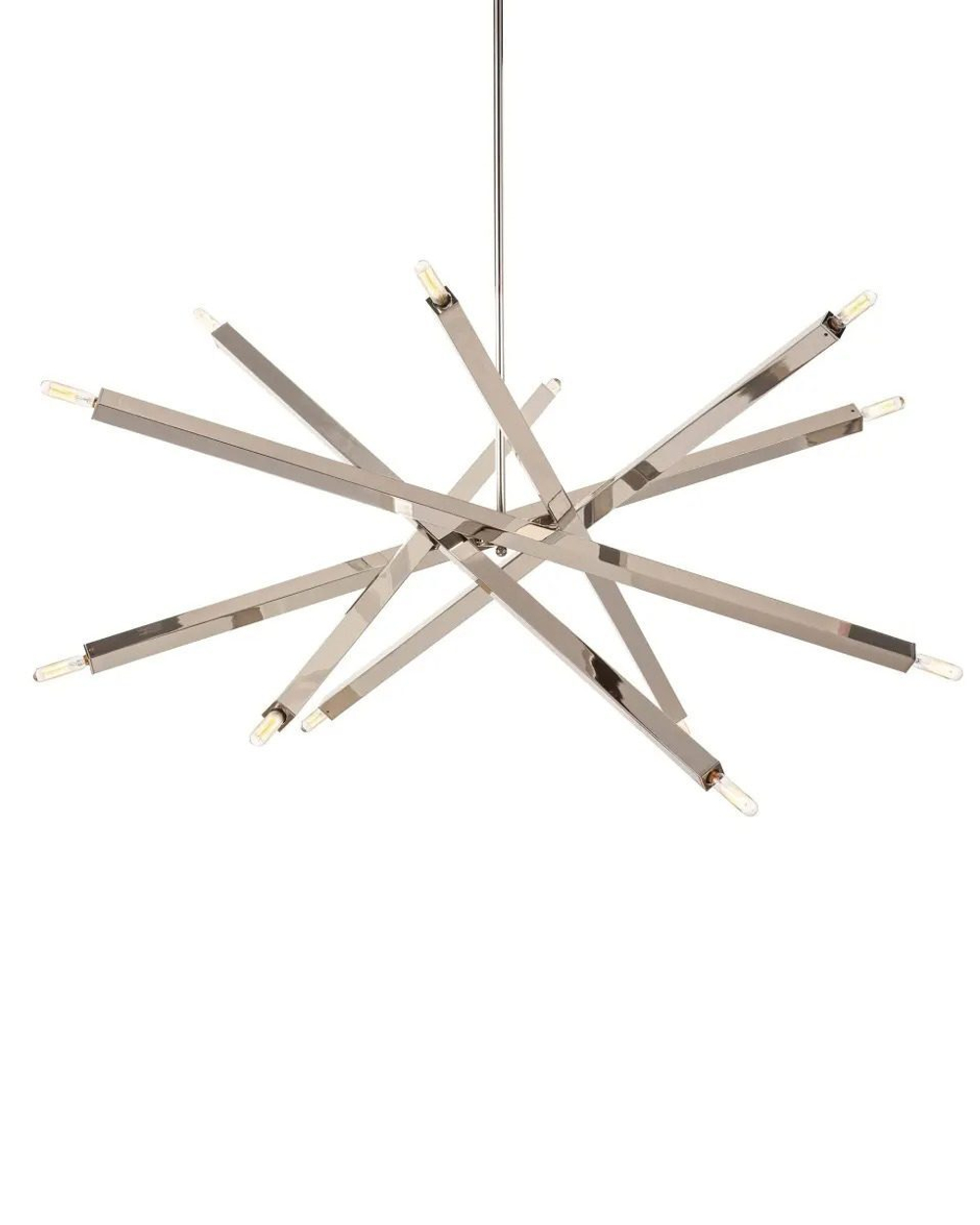 Серебряная люстра “Пэрис”