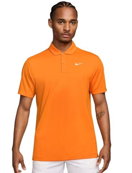 Мужское теннисное поло Nike Court Dri-Fit Solid - bright ceramic/white
