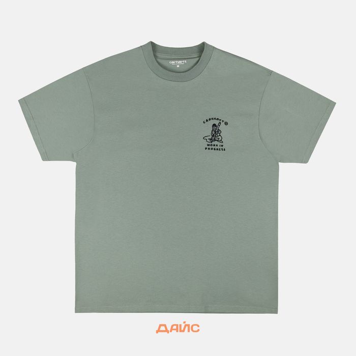 Футболка мужская Carhartt WIP Icons артикул:I033271_park - купить в магазине Дайс