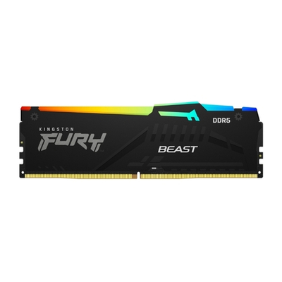 Оперативная память Kingston 32GB 5200MT/s DDR5 CL40 DIMM FURY Beast RGB EXPO