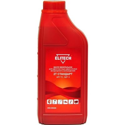 Масло ELITECH 2-х тактное минеральное 1 л