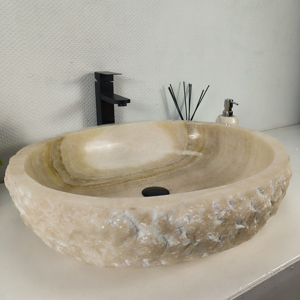 Раковина из оникса Erozy White EO-64378 62*52*15 0215