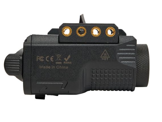 Фонарь подствольный пистолетный Skywoods Manul Laser 460 люмен