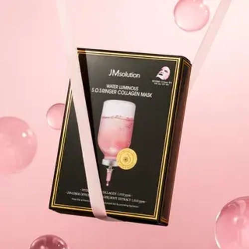 JMsolution Water Luminous S.O.S Ringer Collagen Mask увлажняющая тканевая маска с коллагеном