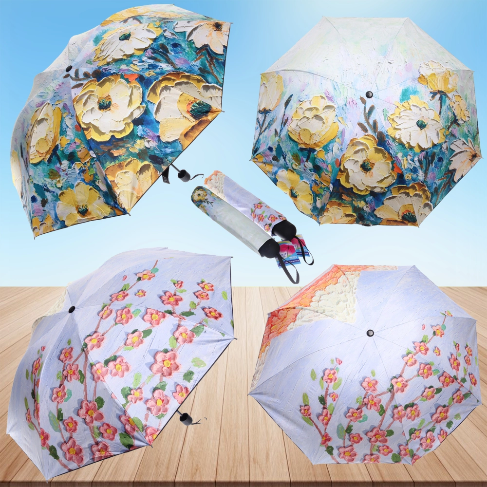 Зонт механический ветроустойчивый, матовая ручка «BESTzontik - ampir», микс 3 дизайна, длина 25см, d-110см