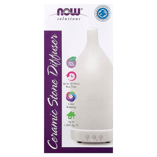 NOW Foods, Solutions, диффузор из керамического камня, 1 диффузор