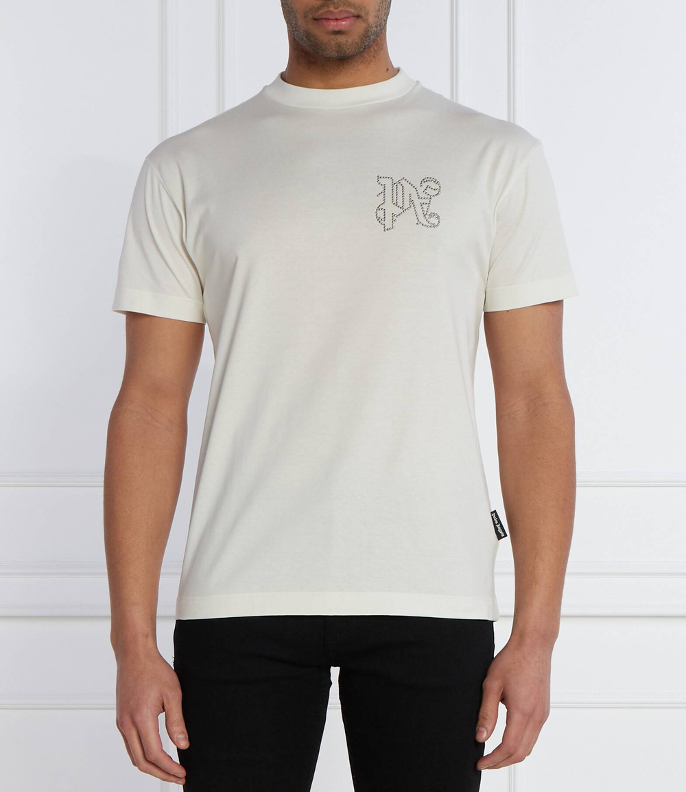 Футболка Palm Angels - экрю(PMAA001R 24JER005)