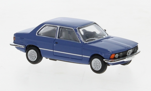 Автомобиль BMW 323i, синий, 1975, 1:87