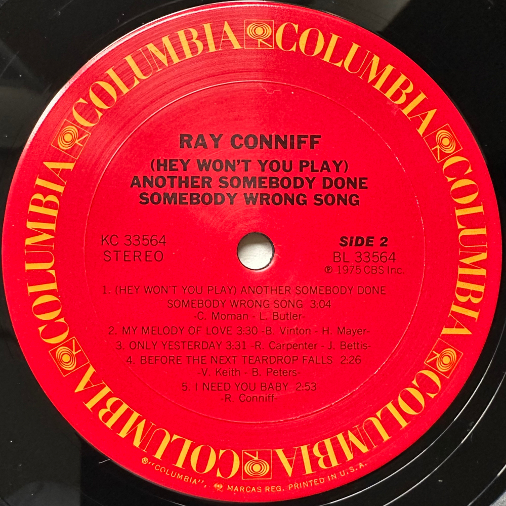 Ray Conniff - Another Somebody Done Somebody Wrong Song (США 1975г.)