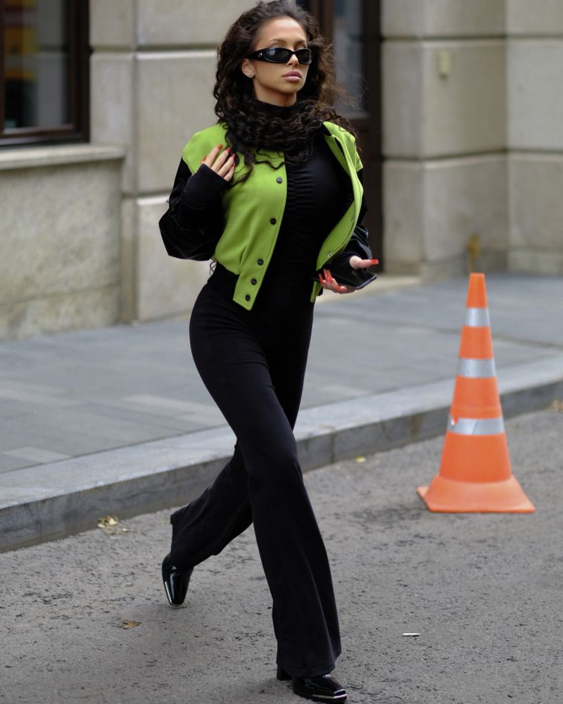 Бомбер утеплённый Tennis Club Lime