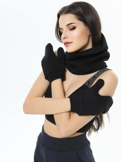 Рукавички-трансформеры из футера с начесом