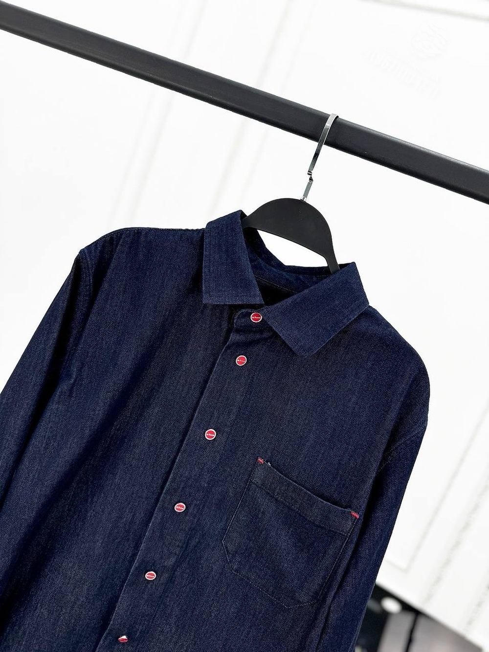 Джинсовая рубашка Kiton