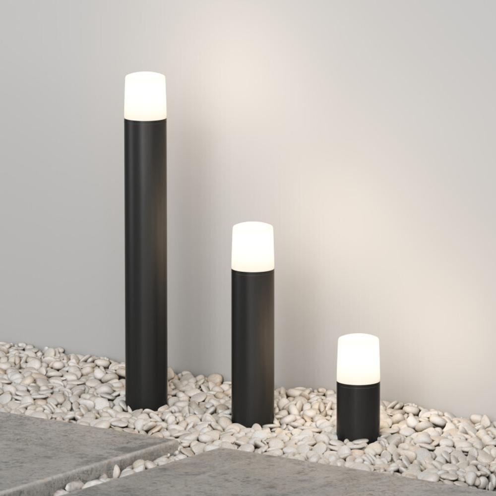 DK9745-BK Ландшафтный уличный светильник NORD, IP65, 1хE27 LED, до 18 Вт, черный, алюминий