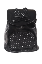 Рюкзак детский "Бантики-горошки", см, 1 отд+1 карман, 6 цветов микс