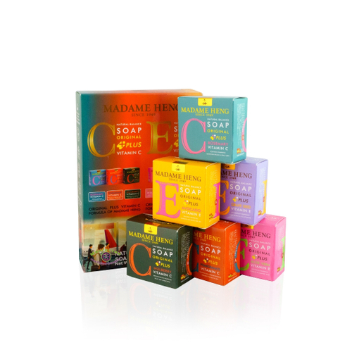 Набор мыла с витаминами Е и С Natural Balance Soap Vitamin C & E Madame Heng, 6 шт. по 50 гр.