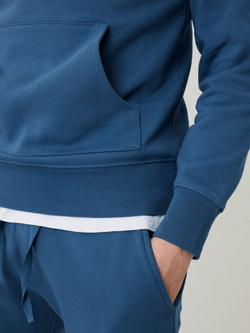 Мужская теннисная кофта Björn Borg Hoodie - copen blue