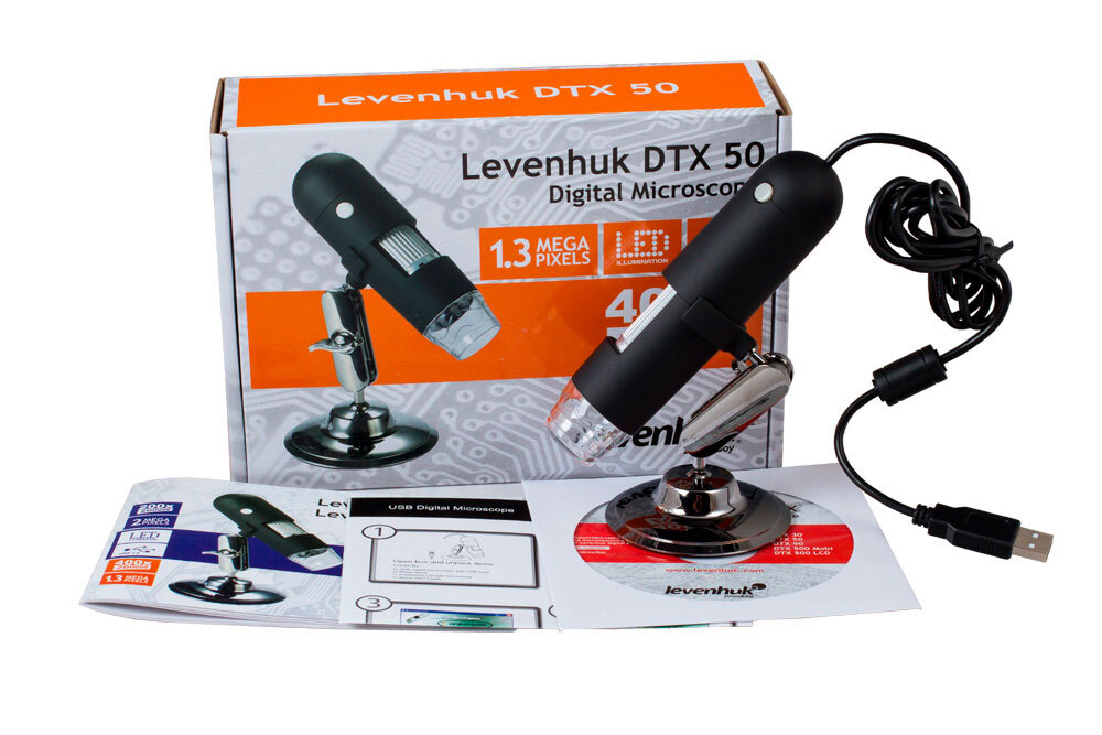 Микроскоп цифровой Levenhuk DTX 50 - фото 2