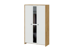 Дольче спальный гарнитур (Дуб Золотой/Белый)