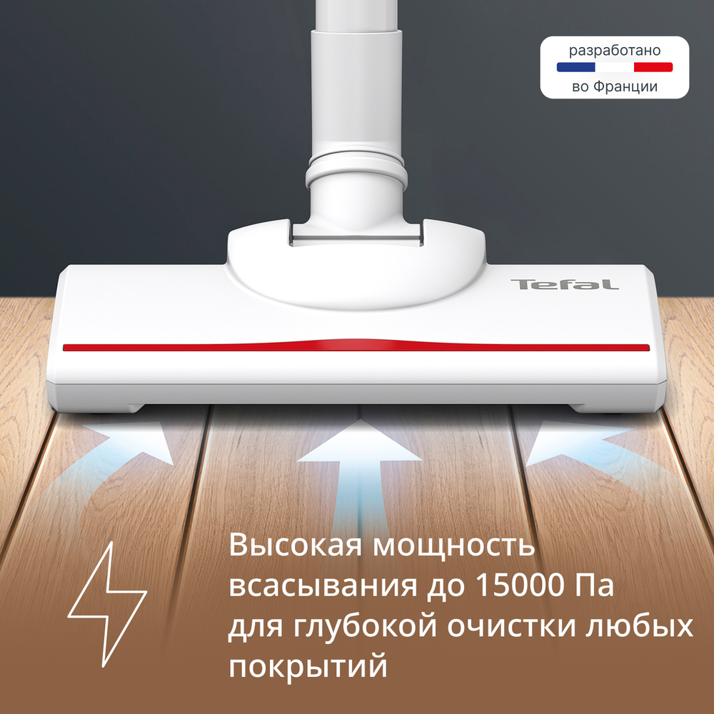 Проводной вертикальный пылесос Tefal Vertical Vacuum Cleaner TY1R17F1