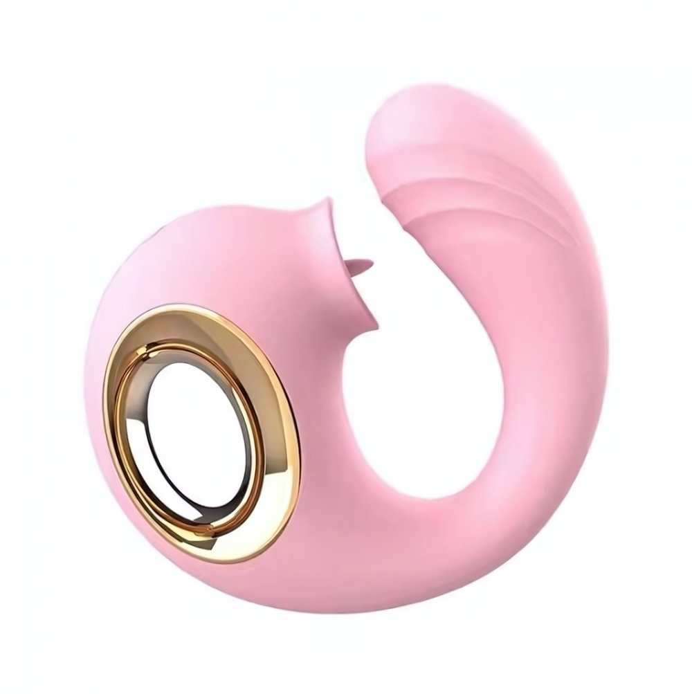 Вибратор с язычком ROSYLAND (Цвет: розовый)