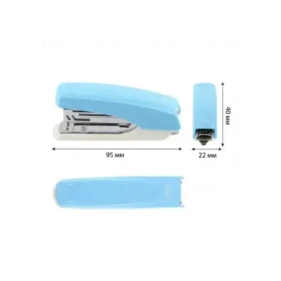 Степлер №10 Deli 12л. двухцветный ассорти E0246