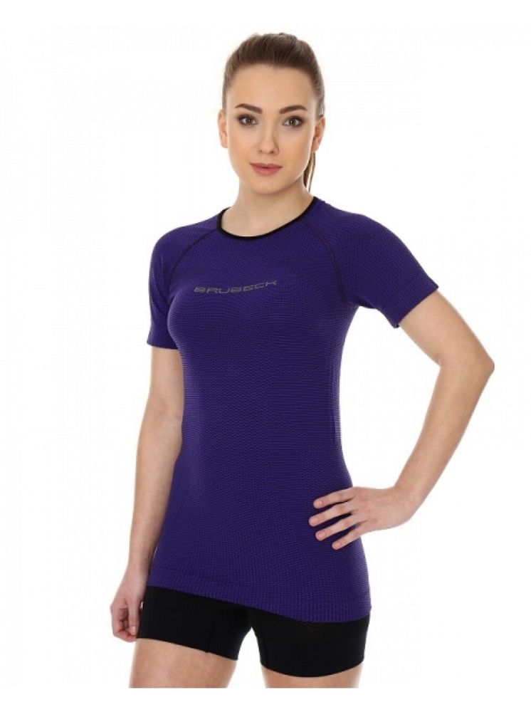 BRUBECK 3D Pro футболка, короткий рукав, Фиолетовая