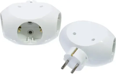 Тройник Makel с заземлением универсальный 16А