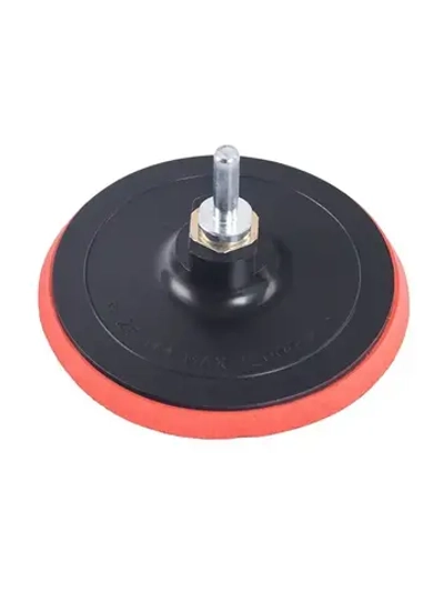 Тарелка опорная 125 мм насадка для дрели и УШМ для АГШК (черепашки) с липучкой и адаптером VIRA